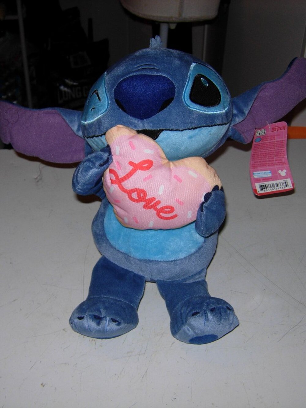 Disney Stitch Valentine's Day plush